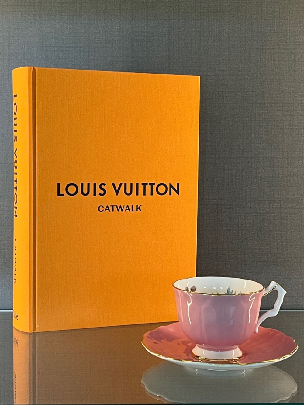 Aynsley Tea Cup and Saucer. Aynsley 29, Pembroke Barbie Pink Floral 1950’s.